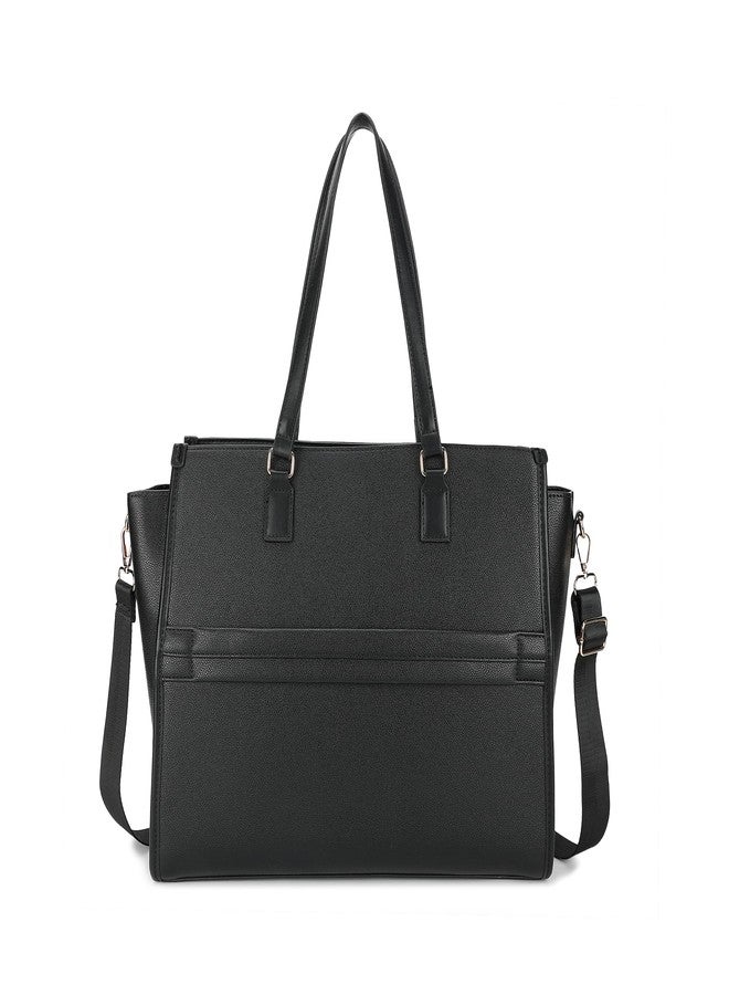 Fastrack WorkEase Structured Laptop Tote | 15" Laptop Compatibility | Made with Faux-Leather for Durability | Workwear Bags for Women | College Bags with Laptop - Image 5